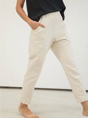 Elizabeth Suzann Clyde Work Pants Linen
